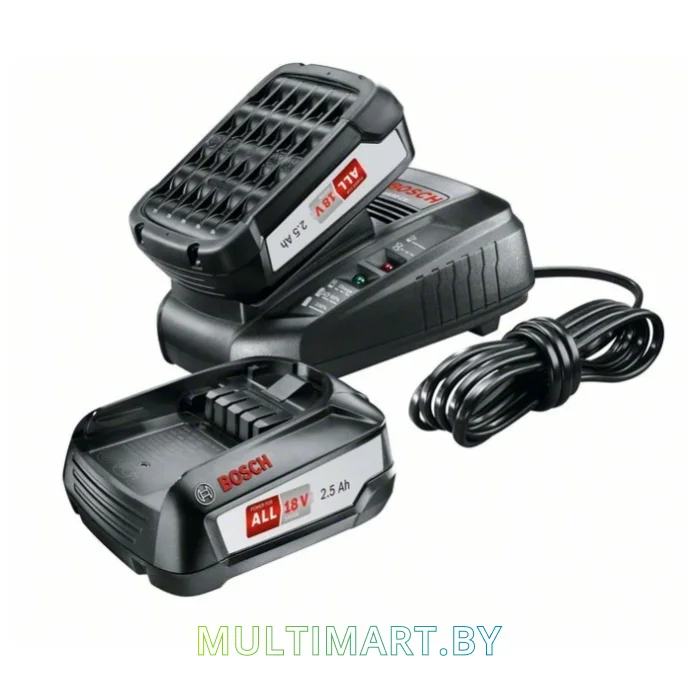 Аккумулятор с зарядным устройством Bosch Starter Set 18V 1600A011LD (18В/2.5 Ah + 14.4-18В)